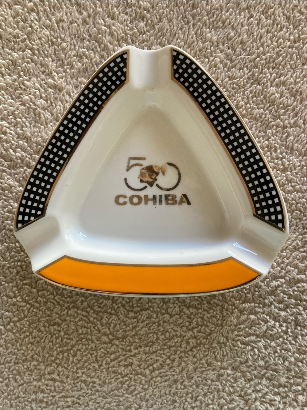 50th Anniversary Ceramic Cigar Ashtray